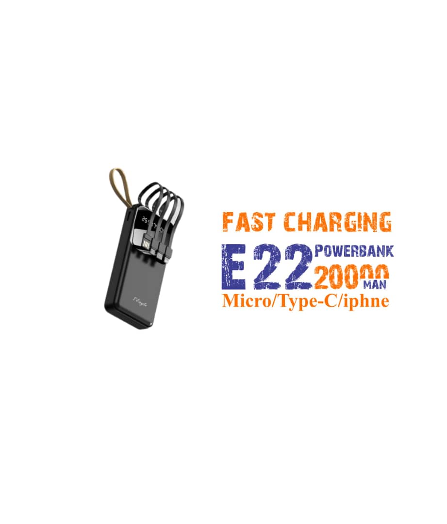 E22 PowerBank With Cables