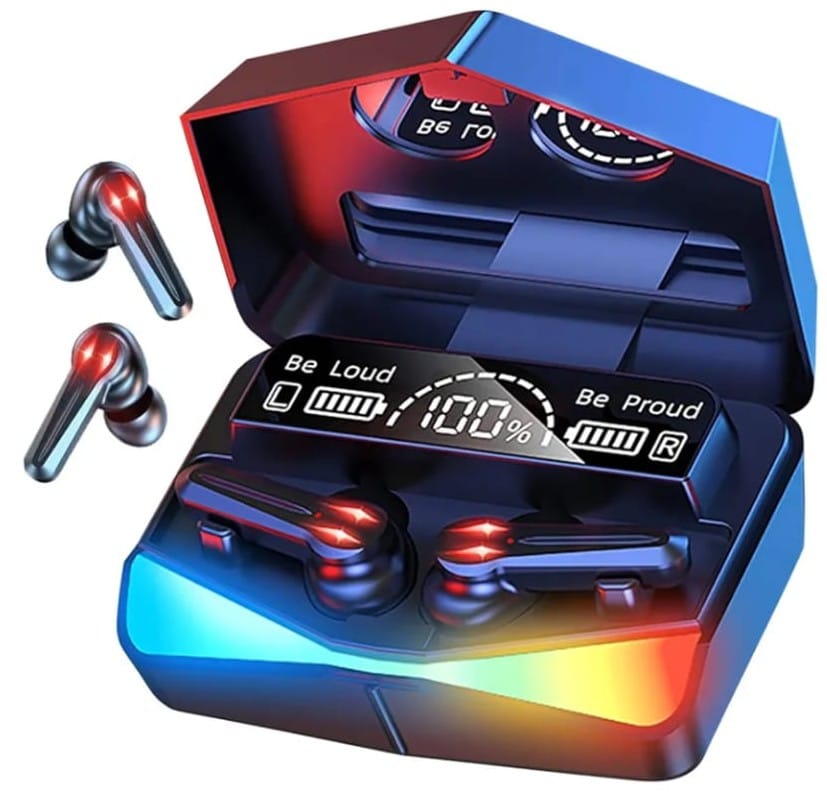 M28 Water Resistant Bluetooth EarBuds With InBuilt Emergency Power Bank For Charging Phones