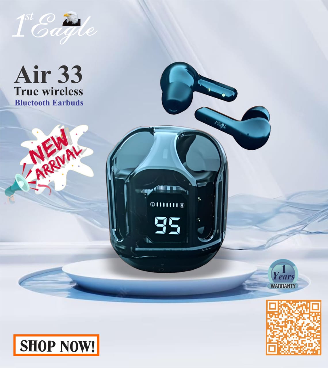 Air 33 True Wireless Bluetooth Earbuds view 2