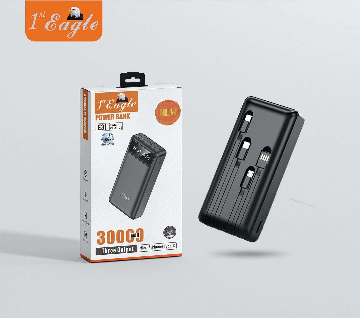 E31 30000mah Powerbank  (30000mah)Promo